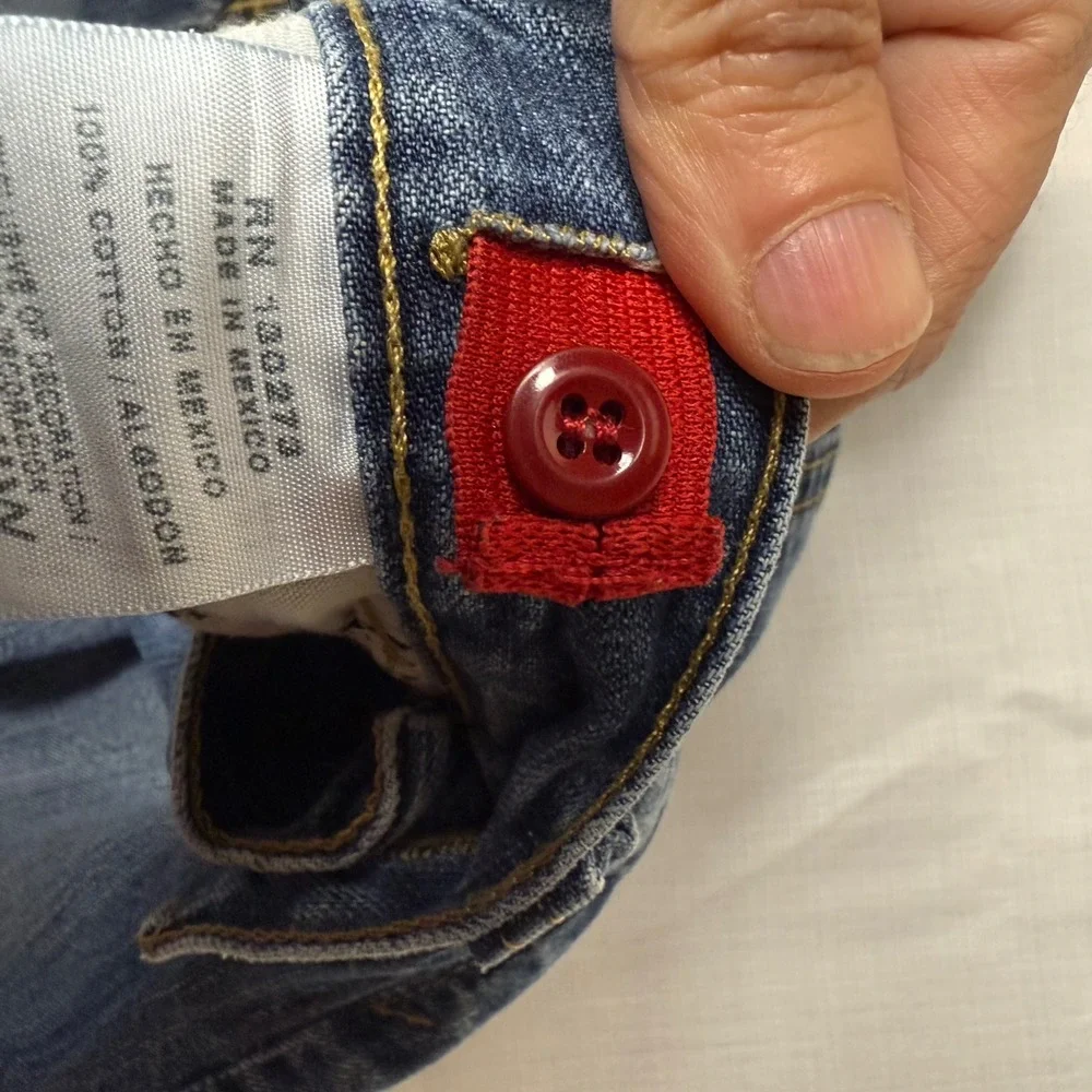 Wrangler Boys Slim Fit Jeans Adjustable Waist‎ Blue Denim Size 10